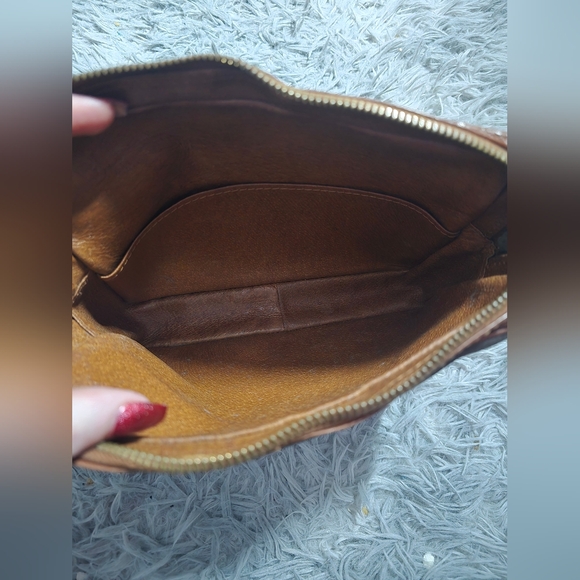 Louis Vuitton Signiture Monogram Brown Vintage Wristlet (EUC)(COA) - Picture 6 of 13